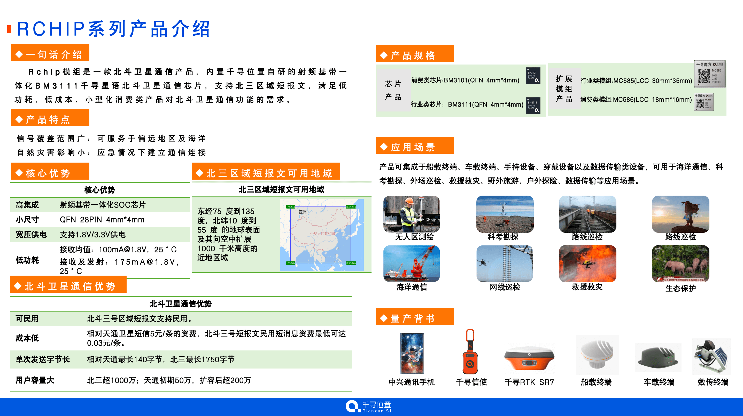 短报文芯片模组